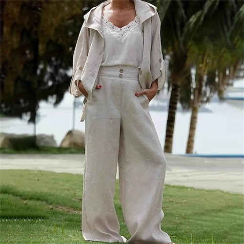 Per donna Tuta da Ginnastica Tuta da Allenamento Set di Abbigliamento Sportivo Tasca Tinta unita Completo Abbigliamento Autunno Bianco Rosa Palestra Allenamento Sportivo Calore Termico Antivento