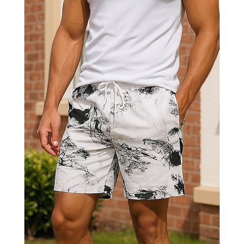 Per uomo Shorts da corsa Shorts da allenamento Pantaloncini da spiaggia Coulisse Tasca Pantaloni Allenamento Sport Outdoor Estate Primavera Leggero Traspirante Allenamento in Palestra Allenamento