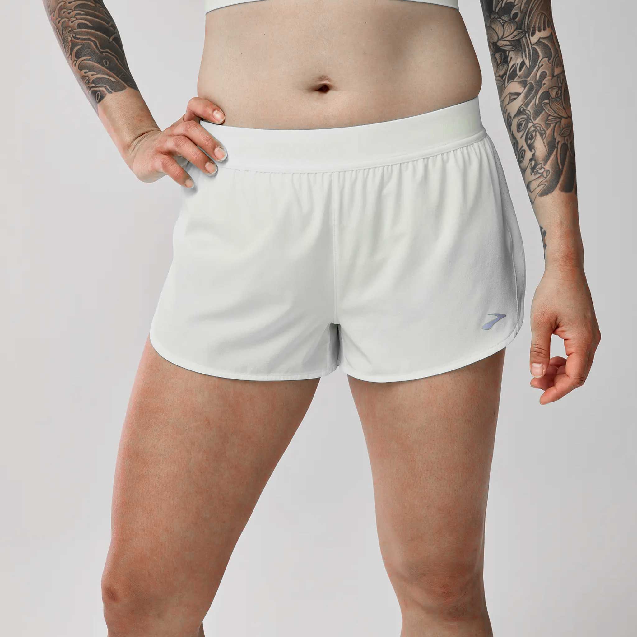 Brooks Breakaway 2.5" Short Women's Running Apparel White