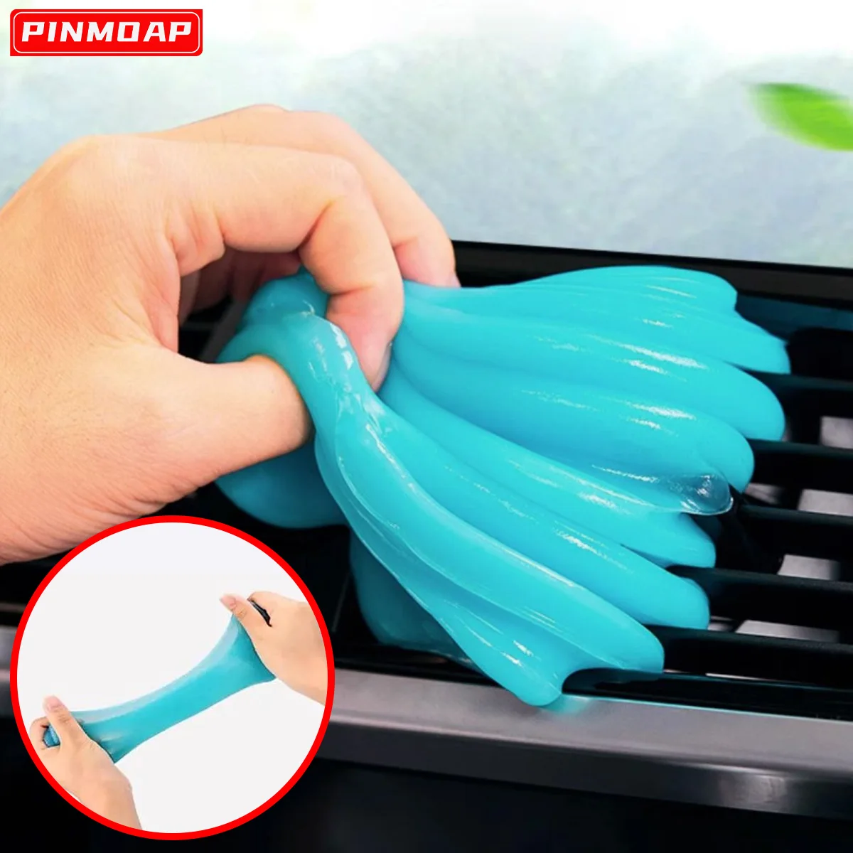 Auto Vent Tastatur Universal Gel Reinigung Schlamm Automotive Staub Reinigungsmittel Auto Detail Reinigung Nicht Stick Hand Werkzeuge Auto Teile Image