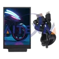 AITEXM Schermo secondario IPS tipo C da 3,5 pollici per computer CPU GPU RAM HDD Display 320*480 Monitor LCD USB liberamente AIDA64 Win 10 11