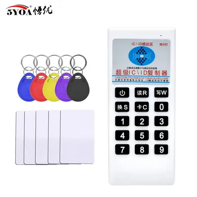 5YOA CDW02 RFID Reader 125Khz 13.56MHZ Frequency Copier Duplicator Cloner RFID IC Card Writer Access Tag Duplicator 5577 Card