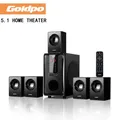 H3811B Altoparlante Home Theater Bluetooth 5.1 Sistema audio subwoofer in legno in inglese con telecomando Caixa de som Bluetooth