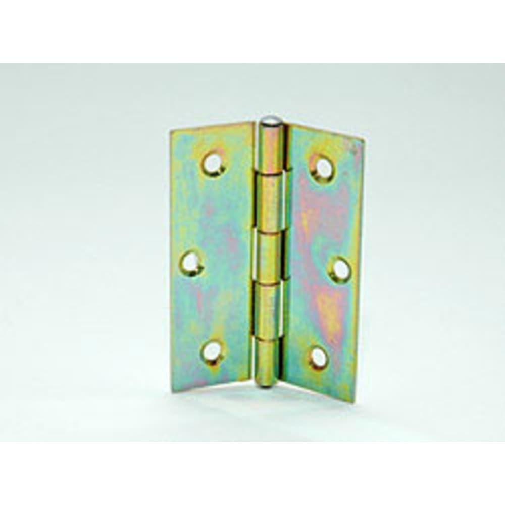 Scharnier, 80 x 58 x 1,5 mm, gerollt mit vernietetem Messingstift Image