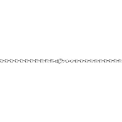 Collierkettchen FIRETTI "Schmuck Silber 925 Armband Kette Ankerkette diamantiert" Gr. 21, silber (silberfarben), Halsketten, Damen, 21, Silber 925 (Sterlingsilber), B: 4,5mm, Made in Germany, B:4,5mm Image