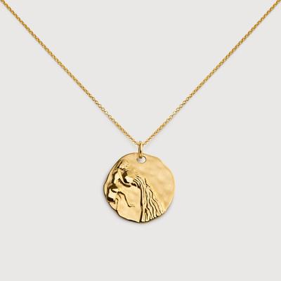 Gold Aquarius Zodiac Chain Necklace