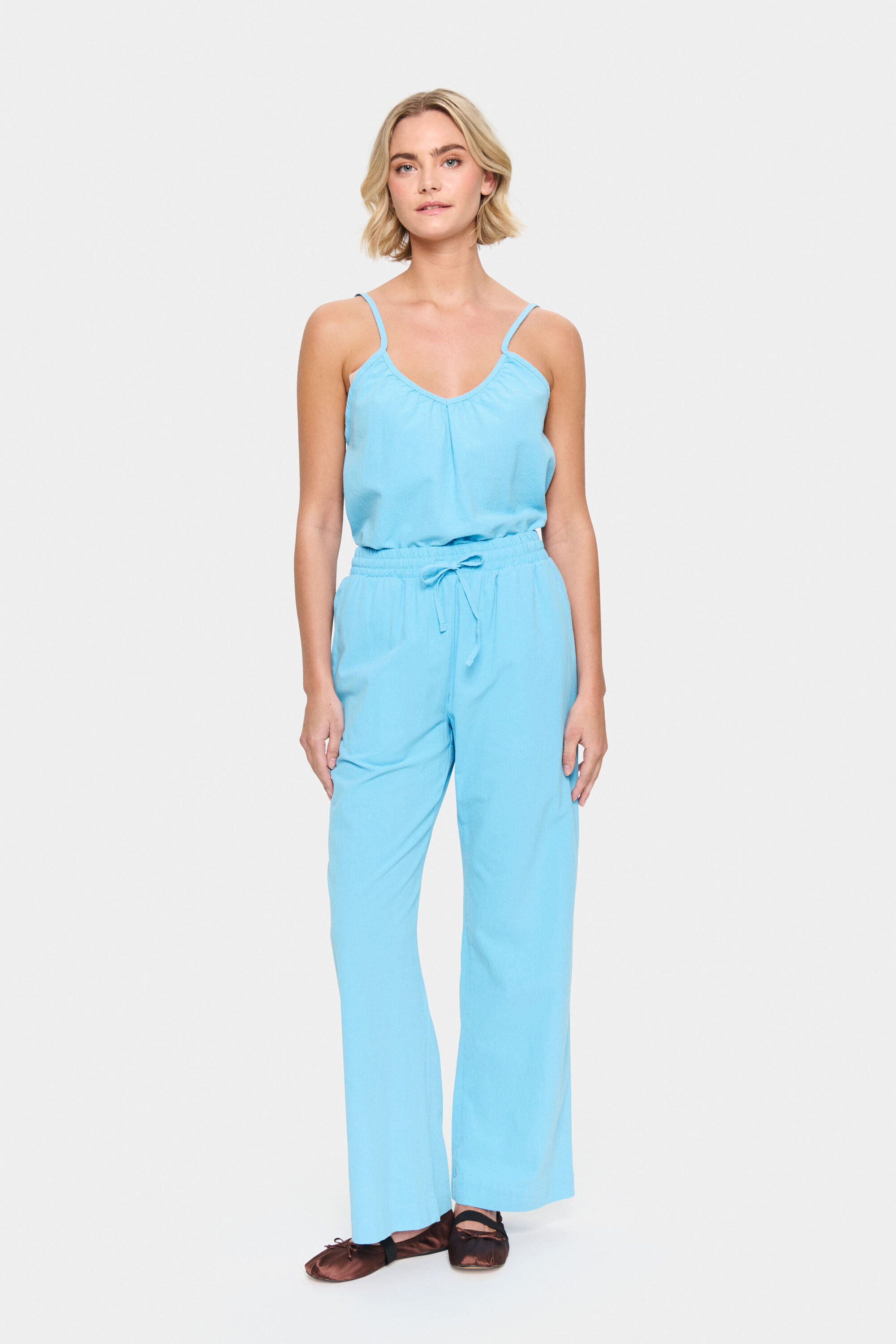 Casual Hose Gerade Passform Ethereal Blue Image