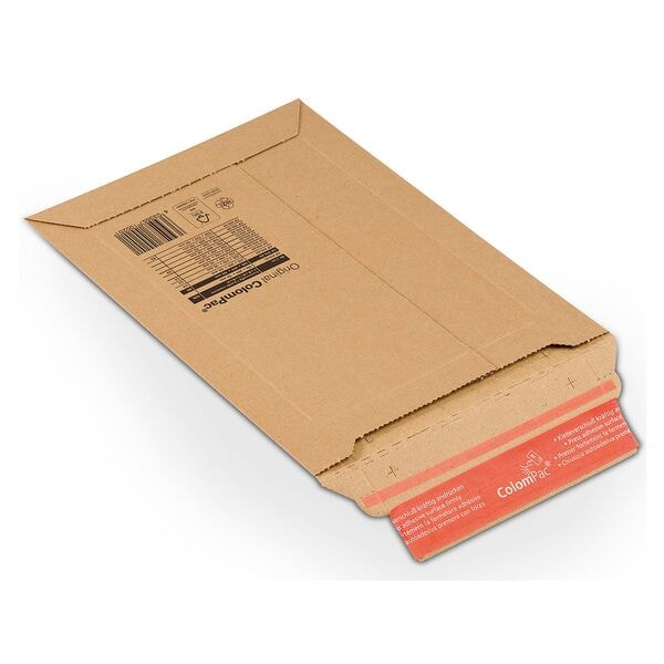Colompac 20 Kartonversandtaschen DIN A5 ohne Fenster braun, 20x28.2 cm