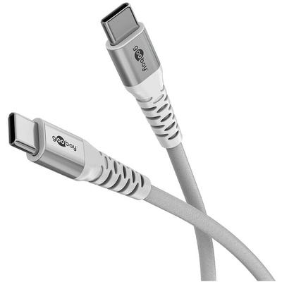 goobay USB-Textilkabel USB 2.0 C-Stecker 2.0 m Image