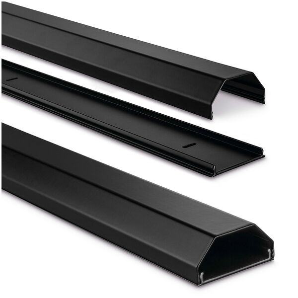 Hama Kabelkanal eckig Alu 1.1 m schwarz Image