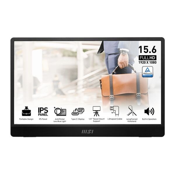 Msi Monitor »PRO MP161DE E2« 39,6 cm / 15,6 '' grau Image