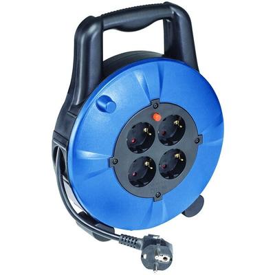 as-Schwabe Kabeltrommel 15.0 m schwarz/blau schwarz