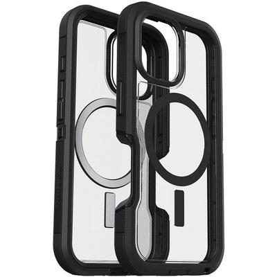 Otterbox Smartphone-Hülle »Defender XT Clear« iPhone 16 schwarz / transparent schwarz
