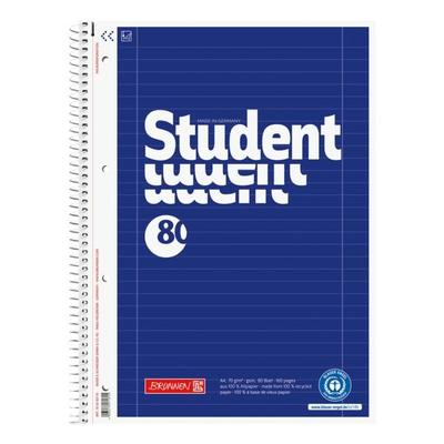 Brunnen Collegeblock »Student Recycling« A4 liniert, mit Randlinie innen und außen Image