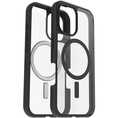 Otterbox Smartphone-Hülle mit MagSafe »React MagSafe« iPhone 16 transparent / schwarz transparent