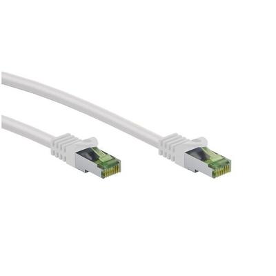 goobay Netzwerkkabel RJ-45 Cat8.1 2.0 m weiß weiß