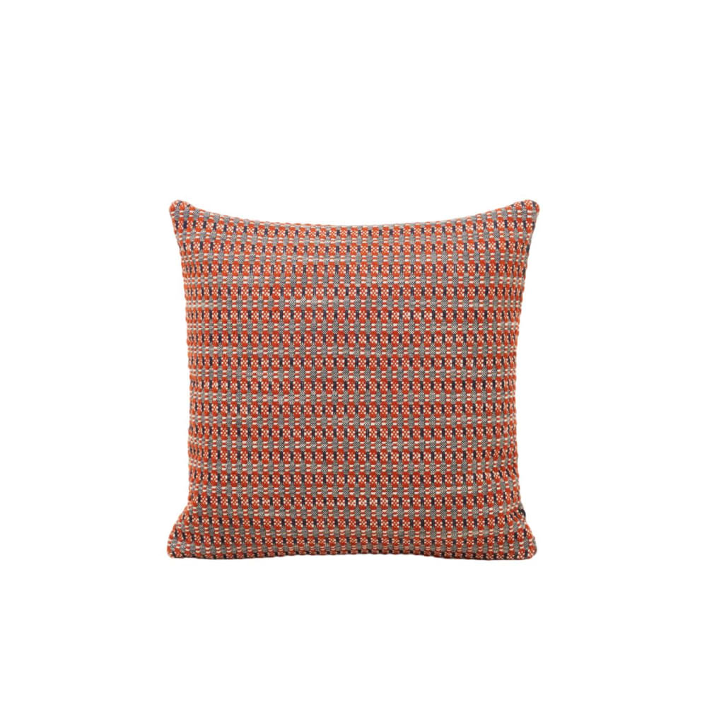 Housse de coussin en laine orange 40x40 cm