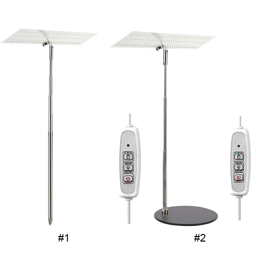 Pflanzenwachstumslicht, höhenverstellbar, Vollspektrum-Pflanzenlampe, IP54, wasserdicht, LED, stehend, Wachstumslampe für Sämlinge, Zimmerpflanzen