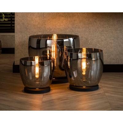 designline »UP« Stehlampe Chrom Stehlampe XXL / mit Beleuchtung rauchgrau Image
