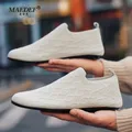 MAEDEF Pantofole da uomo Scarpe da uomo Mocassini Fondo sottile Appartamenti Scarpe casual Uomo Pantofole da camera da letto di casa Scarpe da passeggio da uomo Mocassini