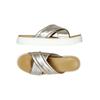 UGG Damen Sandale, Gr. 42, gold, Leder