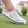 2025 Männer Schuhe Strand Hausschuhe Unisex Aushöhlen Casual Frauen Strand Sandale Flip-Flops Schuhe rutschfeste Größe 36-45 Herren Hausschuhe