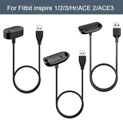 100 cm USB-Ladegerät für Fitbit Inspire/Inspire 2/Inspire 3 Ladekabel Kabel Clip Dock für Fitbit Inspire HR/ACE 2/ACE 3 Ladegerät
