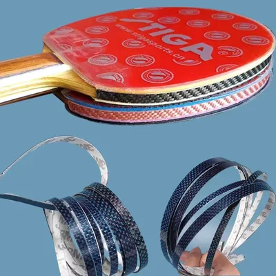 6/8/10mm Pure Fiber Edge Tape For Table Tennis Racket High Hardness Table Tennis Racket Protectors Pingpong Racket Edge Guard