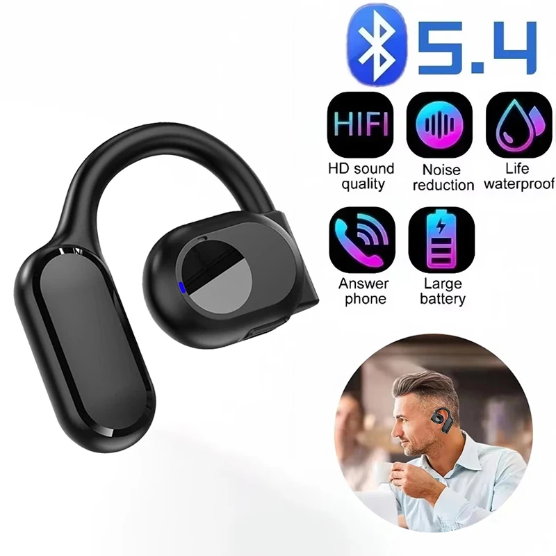 BY99 Drahtlose Kopfhörer Bluetooth 5,4 Headset Mit Mikrofon Luftleitung Freisprecheinrichtung Noise Cancelling Kopfhörer Für Fahren Audifonos Image