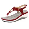 Neue Ankunft Frauen Keil Sandalen Strand Schuhe Frau Gummi Dicken Sohlen Casual Sandalen Für Frauen Flip-Flops Plus Größe 36-43 WSH3984