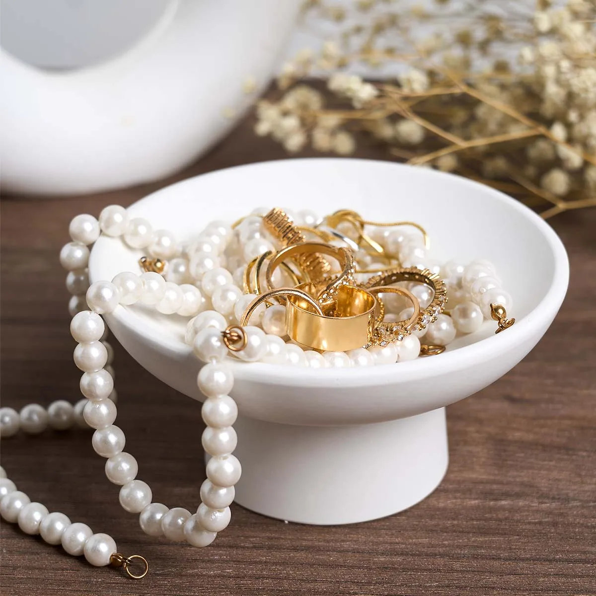 Runde Kerze Schüssel Silikon Form DIY Handgemachte Gips Beton Harz Schmuck Ablage Handwerk Casting Formen Home Decor Liefert Image