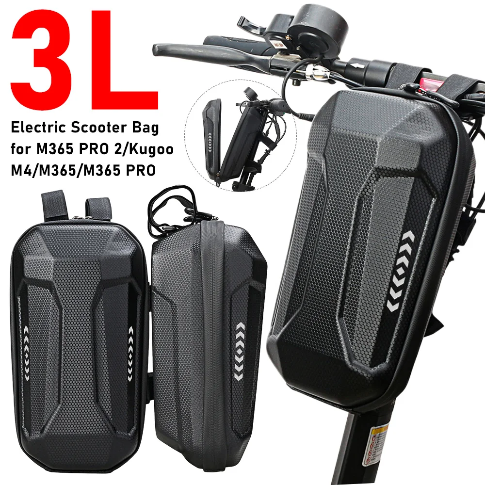 3L Elektrische Roller Tasche Zubehör Roller Front Tasche Lenker Hängende Lagerung Taschen Fahrrad Tasche für M365 PRO 2/Kugoo M4 Image
