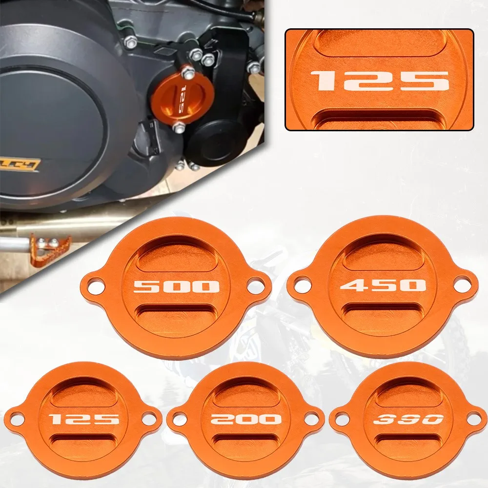 Per KTM DUKE RC 125/200/250/390 690 790 890 DUKE/R 1290 Super Duke R/GT 1050 1190 ADV Motore Del Motociclo Filtro Olio Tappo di Copertura