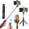 New 3 In 1 Wireless Selfie Tripod With Fill Light Bluetooth Shutter Remote Control Portable Foldable Monopod For Smart Phone
