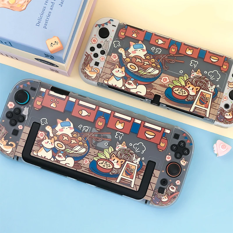 Niedliche Catty-Schutzhülle für Nintendo Switch 2, Kawaii Dockbare Schutzhülle für Nintendo Switch 2-Controller JoyCon Image