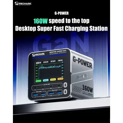 MECHANIC Smart Fast Charge 160W Multi-Line Combo supports charging multiple mobile phones at the same time