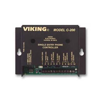 Viking Door Entry Control For 4 Entry Phones Provides CO Sharing Call Waiting And one AUX Contact C2