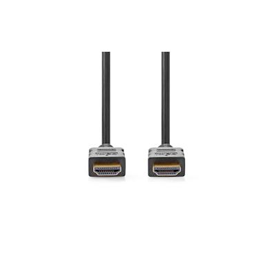 Nedis High Speed HDMI Kabel mit Ethernet - HDMI Stecker - HDMI Stecker - 4K@30Hz - ARC - 10.2 Gbps - 10.0 m - Rund - PVC - Schwarz - Umschlag Image