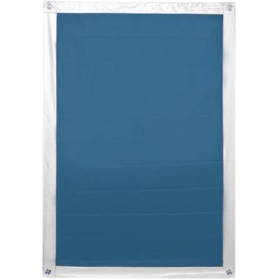 Dachfensterrollo LICHTBLICK ORIGINAL "Haftfix Hitzeschutz Verdunkelung" Gr. 4, blau, B:59cm H:96,9cm, Polyester, Rollos, mit Thermobeschichtung Image