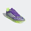 Fußballschuh ADIDAS PERFORMANCE "F50 CLUB FG/MG KIDS", Gr. 32, lila rush, cloud weiß, lucid lemon, Synthetik, sportlich, Schuhe, geeignet für Rasen- und Kunstrasenplätze
