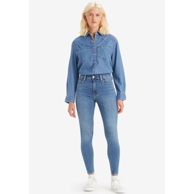 Skinny-fit-Jeans LEVI'S "720 High Rise", Damen, Gr. 28, Länge 32, animal kingdom, Denim/Jeans, Obermaterial: 85% Baumwolle, 13% Polyester, 2% Elasthan, Basic, skinny fit lang, Jeans Image