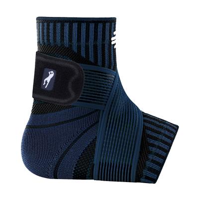 Sprunggelenkbandage BAUERFEIND "Sports Ankle Support links", Herren, Gr. S, blau (navy), Obermaterial: 57% Baumwolle, 41% Polyester, 2% Elasthan, Bandagen