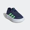 Slip-On Sneaker ADIDAS SPORTSWEAR, Gr. 26, dunkelblau, lime burst, cloud weiß, Textil, sportlich, Schuhe, für Kinder