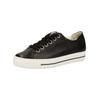 Sneaker PAUL GREEN "Paul Green Sneaker Glattleder", Damen, Gr. 44, schwarz, Glattleder, casual, Schuhe