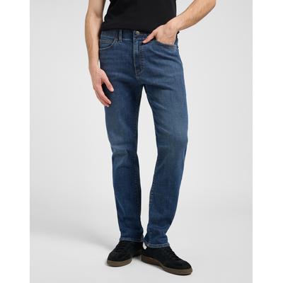 Slim-fit-Jeans LEE "Extrem Motion Slim", Herren, Gr. 33, Länge 34, astro blau, Denim/Jeans, Obermaterial: 77% Baumwolle, 21% Polyester, 2% Elasthan, casual, schmal lang, Jeans, Extreme Motion Stretchware Image