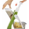 Affettatrice manuale multifunzione per verdure, lama in acciaio inox, affettatrice Juliette