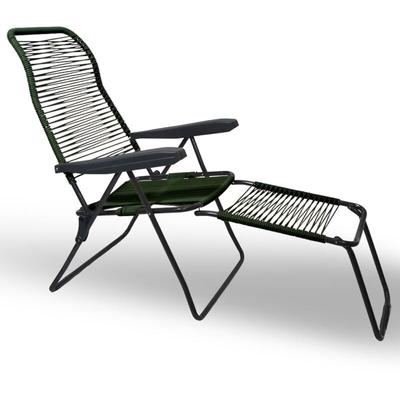 Lipari xl Liegestuhl mit Kordel aus grünem pvc Image