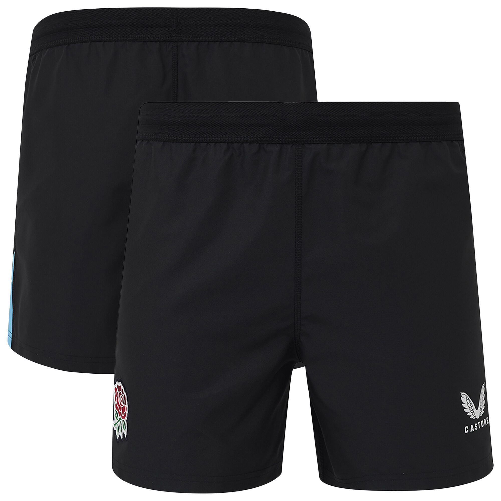 England Rugby Alternate Replica-Shorts 2025/26 – Schwarz – Herren Image