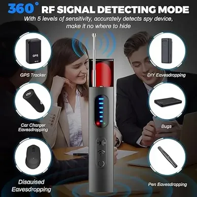 Anti-Spy Camera Detector T15 GPS Detector Finder Infrared Laser Scanner Hidden Pinhole Camera Detector Hotel Security Protection