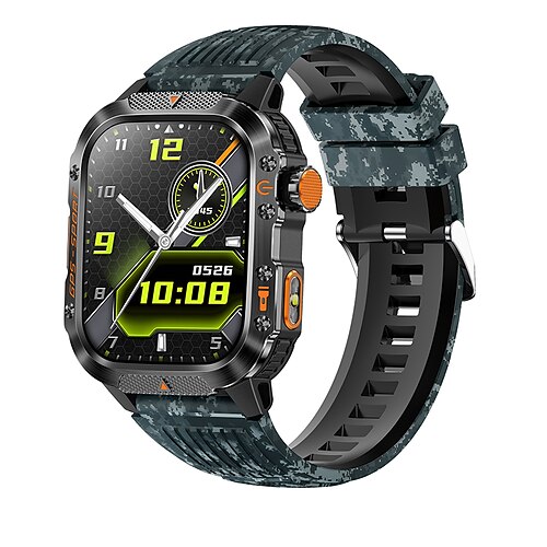 neue imosi gps smart watch 2.01 ultra hd display eingebautes gps Kompass, Anrufe tätigen/empfangen, Smartwatch, 540-mAh-Akku, 3 atm wasserdicht Image